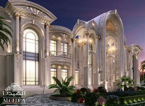 Beautiful Palace Exterior - Exterior Residential Design | ALGEDRA