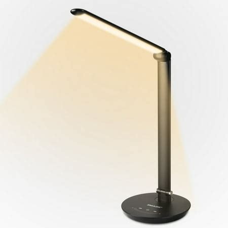 IMAGE LED Desk Lamp with Max 12W Eye-caring USB Charging Port Touch Control Brightness Color ...
