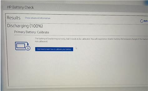 Can't calibration battery - HP Support Community - 8870280