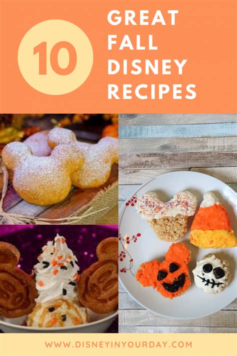 The best fall Disney recipes from the parks - Disney in your Day