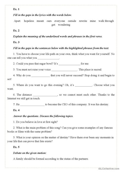 Rewrite the stars - lyrics vocabular…: English ESL worksheets pdf & doc