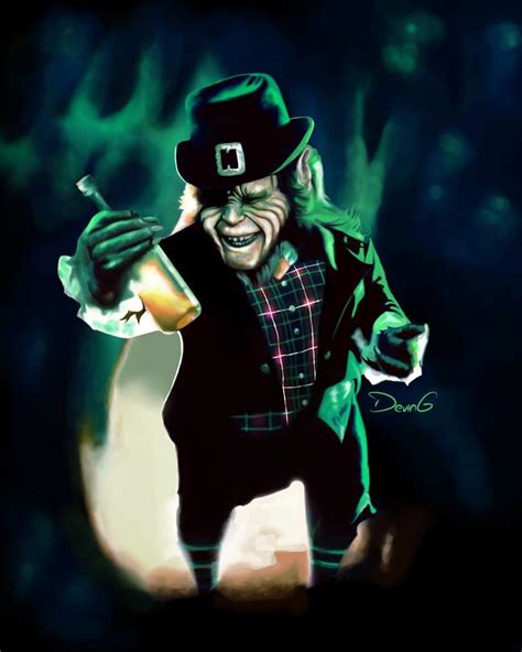 ArtStation - Leprechaun, DevinG Choez | Horror movie art, Horror art scary, Horror artwork