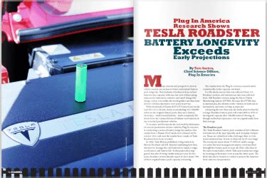 Charged EVs | Plug In America research: Tesla Roadster battery longevity exceeds projections ...