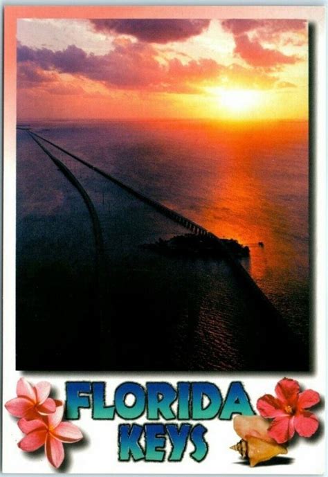 Sunset at The Seven Mile Bridge and Pigeon Key - Florida Keys, Florida | United States - Florida ...