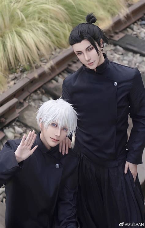 Anime: Jujutsu kaisen Characters: Gojo& Geto Easy Anime Cosplay, Anime Cosplay Makeup, Asian ...