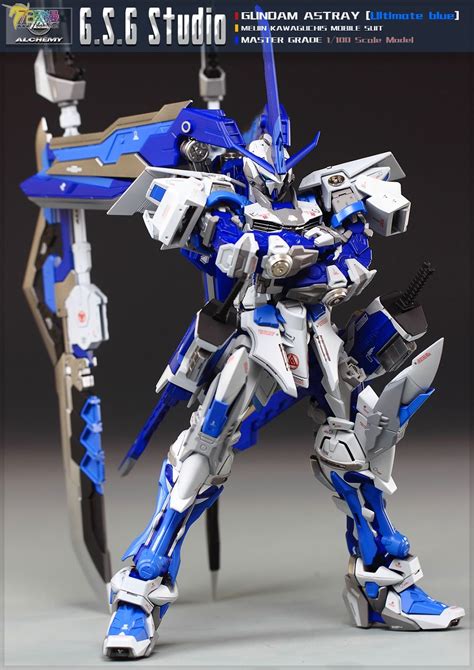 GUNDAM GUY: MG 1/100 Gundam Astray Ultimate Blue Frame - Customized Build