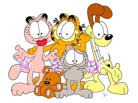 Garfield & Friends Cartoon Instant Download Printable Digital Drawing - Etsy