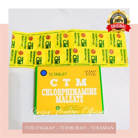 Jual CTM OBAT ANTI ALERGI GATAL ANTIHISTAMIN | Shopee Indonesia