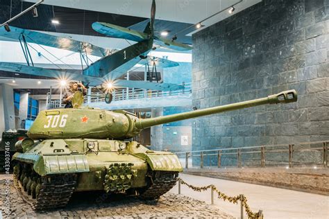 Soviet russian heavy tank IS-2 In The Belarusian Museum Of The Great ...