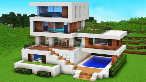 Modern House Minecraft FULL GUIDE AND TUTORIAL | by KINGSVENTURES | Medium