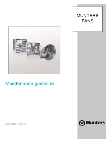 Munters fans MULTI Guide | Manualzz