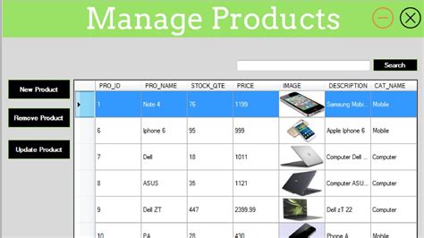 C# Project With Sql Server Database - C# Application Demo [ With Source ...