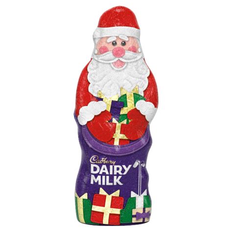 Cadbury Dairy Milk Large Chocolate Hollow Santa 100g - We Get Any Stock