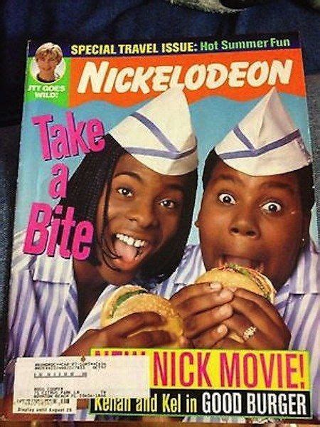 Kel never knew what that night's episode of Kenan & Kel was about. 17 Nickelodeon Magazine ...