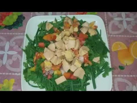 HOW TO COOK SAYOTE TOPS SALAD - YouTube