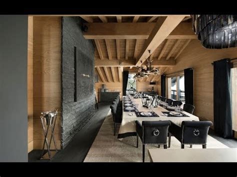 Inspiring modern chalet interior design from french alps - YouTube