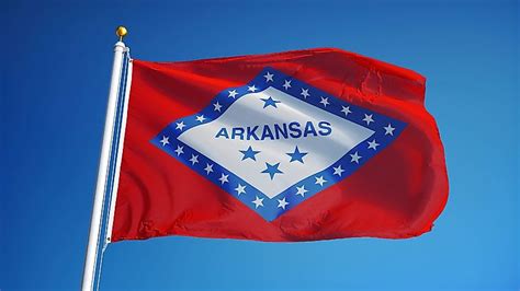 Arkansas State Flag - WorldAtlas.com