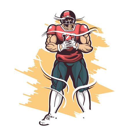 american football vector illustration design 14562917 Vector Art at ...