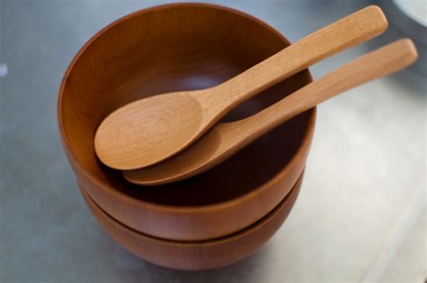 Wooden soup cups and spoons | I was given it as a new year p… | Flickr