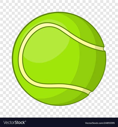 Tennis ball icon cartoon style Royalty Free Vector Image