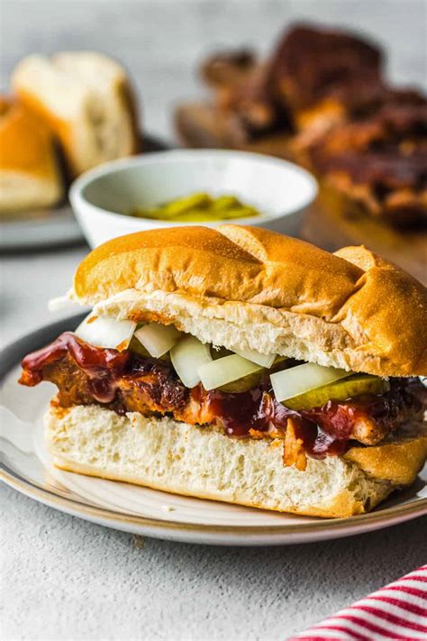 Copycat McRib Sandwich Recipe - The Cookie Rookie®