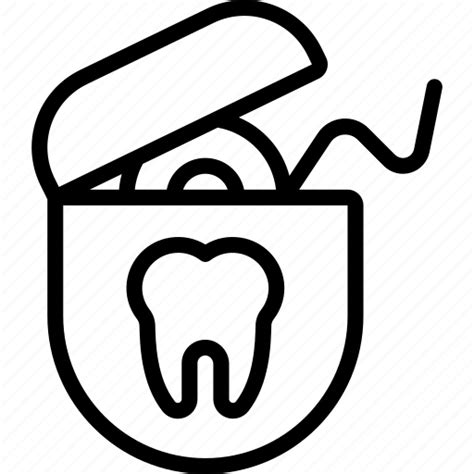 Dental, dentist, floss, flossing, hygiene, hygienic icon - Download on Iconfinder