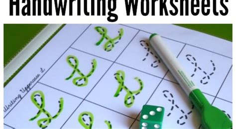 FREE Handwriting Worksheets {Roll and Write} | Cursive handwriting, Cursive and Handwriting ...
