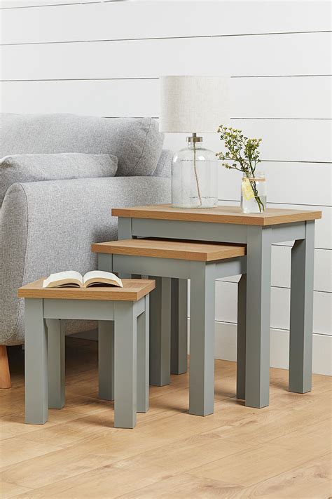 Buy Malvern Nest Of 3 Tables from the Next UK online shop | Table, Living dining room, Kitchen ...