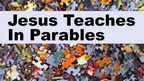 Jesus Teaches in Parables | Parables, Teaching, Jesus