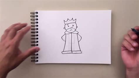 How to Draw a King - YouTube