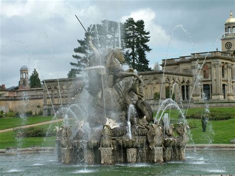 The fountain at Witley Court - English Heritage