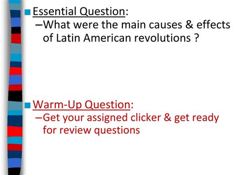 What were the main causes & effects of Latin American revolutions ...