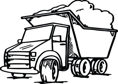 Garbage Truck Coloring Page at GetColorings.com | Free printable ...