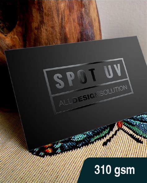 Spot UV Name Card 310 gsm Printing Malaysia | All Design Solution