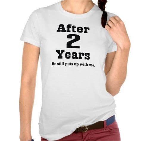 2nd Anniversary (Funny) T-Shirt | Zazzle.com | Funny tee shirts ...