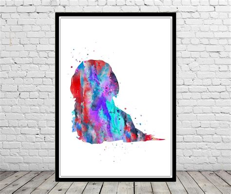 Dachshund Dachshund Dog Watercolor Print Dog Print | Etsy