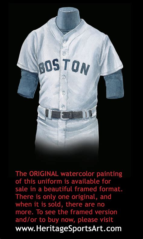 Boston Red Sox Uniform and Team History | Heritage Uniforms and Jerseys