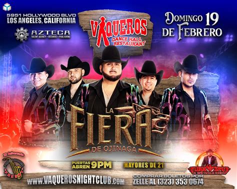 Buy Tickets to La Fiera De Ojinaga in Los Angeles on Feb 19, 2023