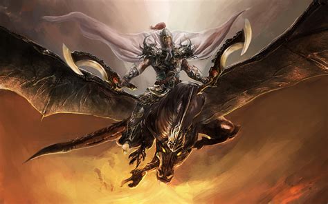 Desktop Wallpapers armour Dragons Warriors Fantasy 3840x2400