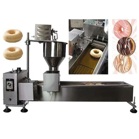 Automatic Donut Making Machine Commercial Stainless Steel Auto Electric Mini Donut Machine 110 ...