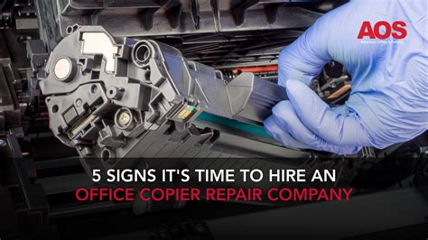 5 Signs It's Time to Hire an Office Copier Repair Company