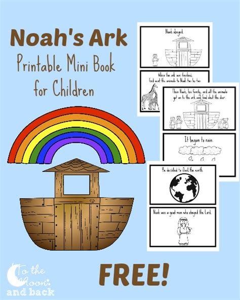 FREE Printable Noah's Ark Mini-Book