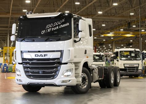 DAF Trucks, prodotto il 100.000 CF/XF nel Regno Unito. Con un premio