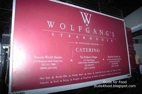 DUDE FOR FOOD: Bringing New York to You: Bring Home the Wolfgang's Steakhouse Dining Experience ...