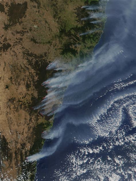 Severe Bush Fires Near Sydney, Australia