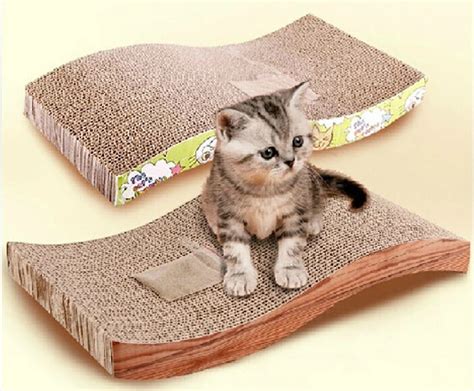 Promotion Corrugated paper cat scratcher Cat Toys Grinding claw toys Scratching toys Free ...