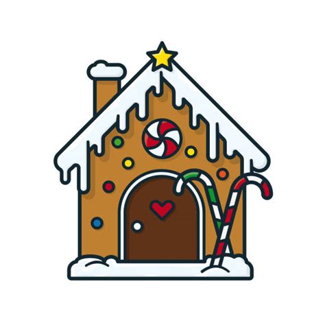 Gingerbread House Candy Clipart