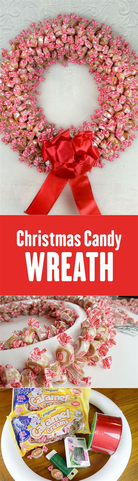 Christmas Candy Crafts, Holiday Candy, Holiday Wreaths, Christmas Projects, Holiday Crafts ...