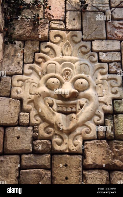 MAYAN WALL ART Stock Photo - Alamy