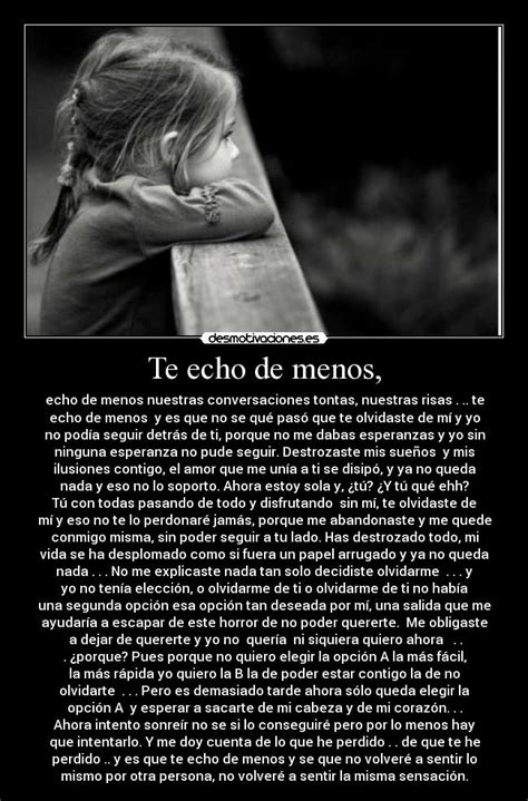 Te echo de menos, | Desmotivaciones